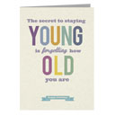 The secret to staying young