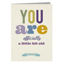 you are officially a little bit old