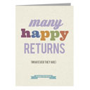 Many happy returns