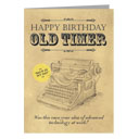 Old Timer Typewriter