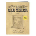 Old Timer abacus greeting card