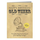Old Timer gramophone card